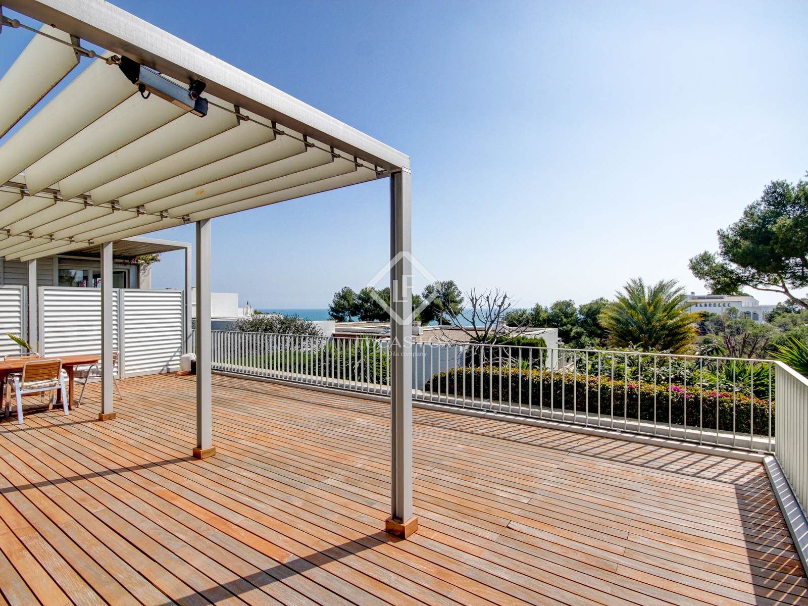 Terrace of Flat for sale in Sant Pere de Ribes  with Air Conditioner, Heating and Private garden