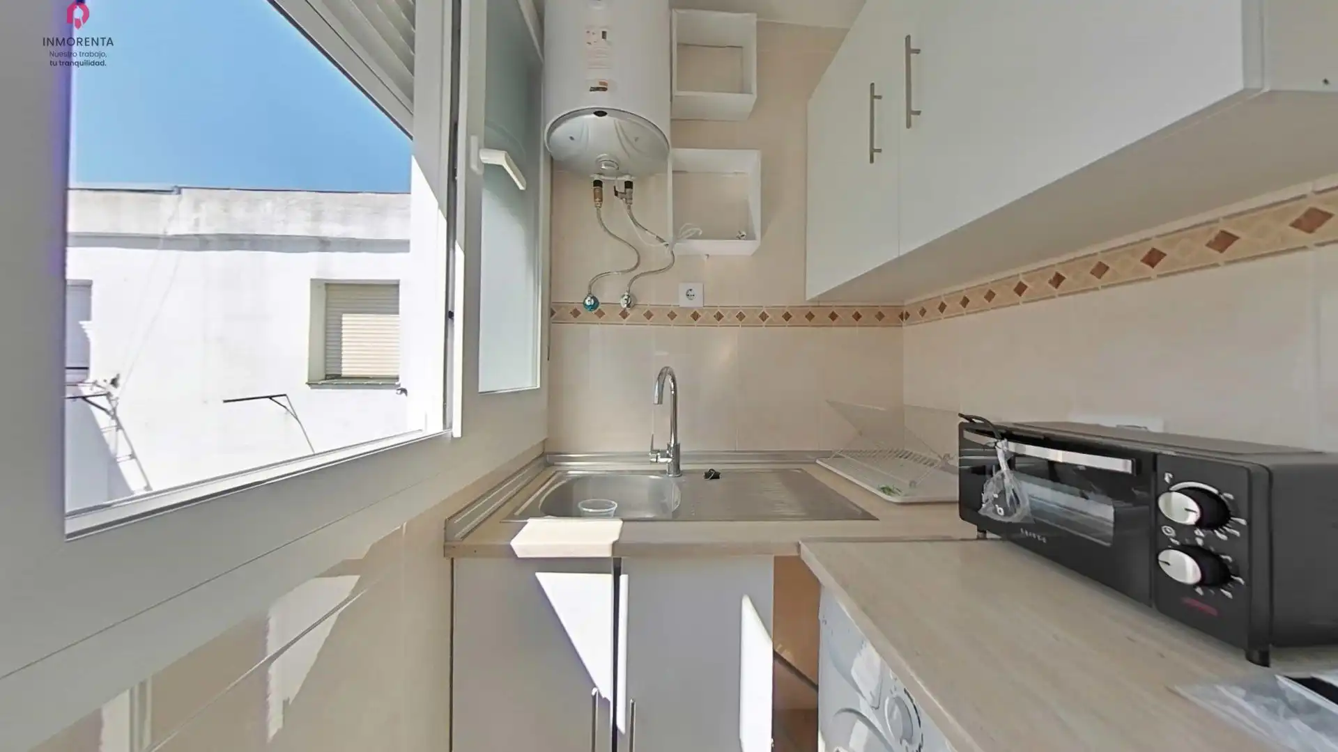 Cocina de Piso de alquiler en Madrid con Calefacción, Jardín privado y Terraza