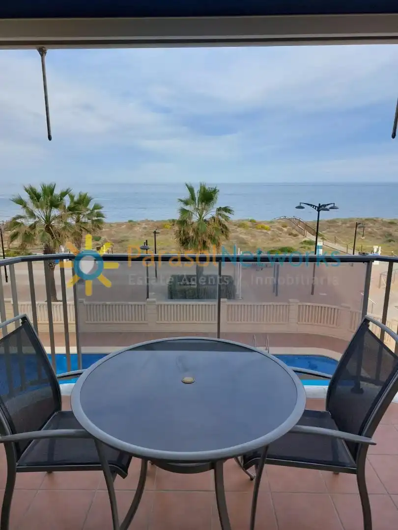 Terrasse von Wohnungen zur Miete in Guardamar de la Safor mit Klimaanlage, Heizung und Terrasse