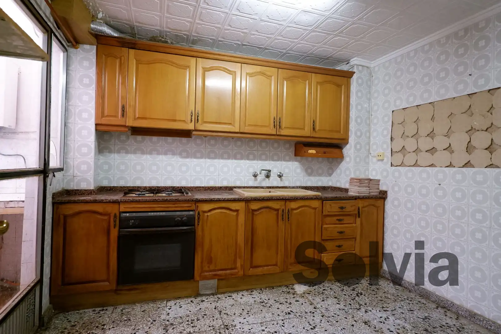Cocina de Casa adosada en venta en Sagunto / Sagunt con Terraza y Balcón