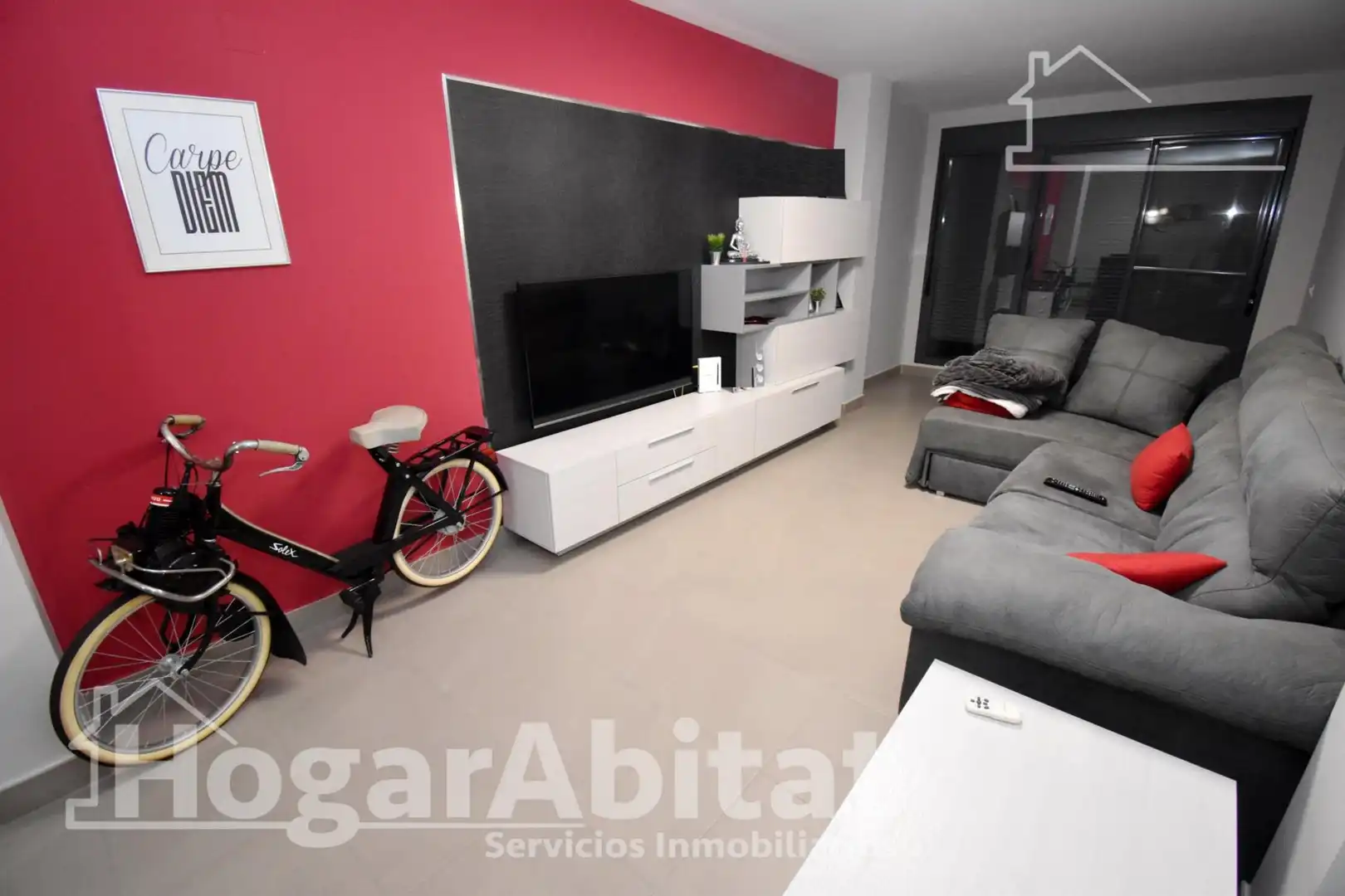 Sala de estar de Piso en venta en Almazora / Almassora con Aire acondicionado, Terraza y Trastero