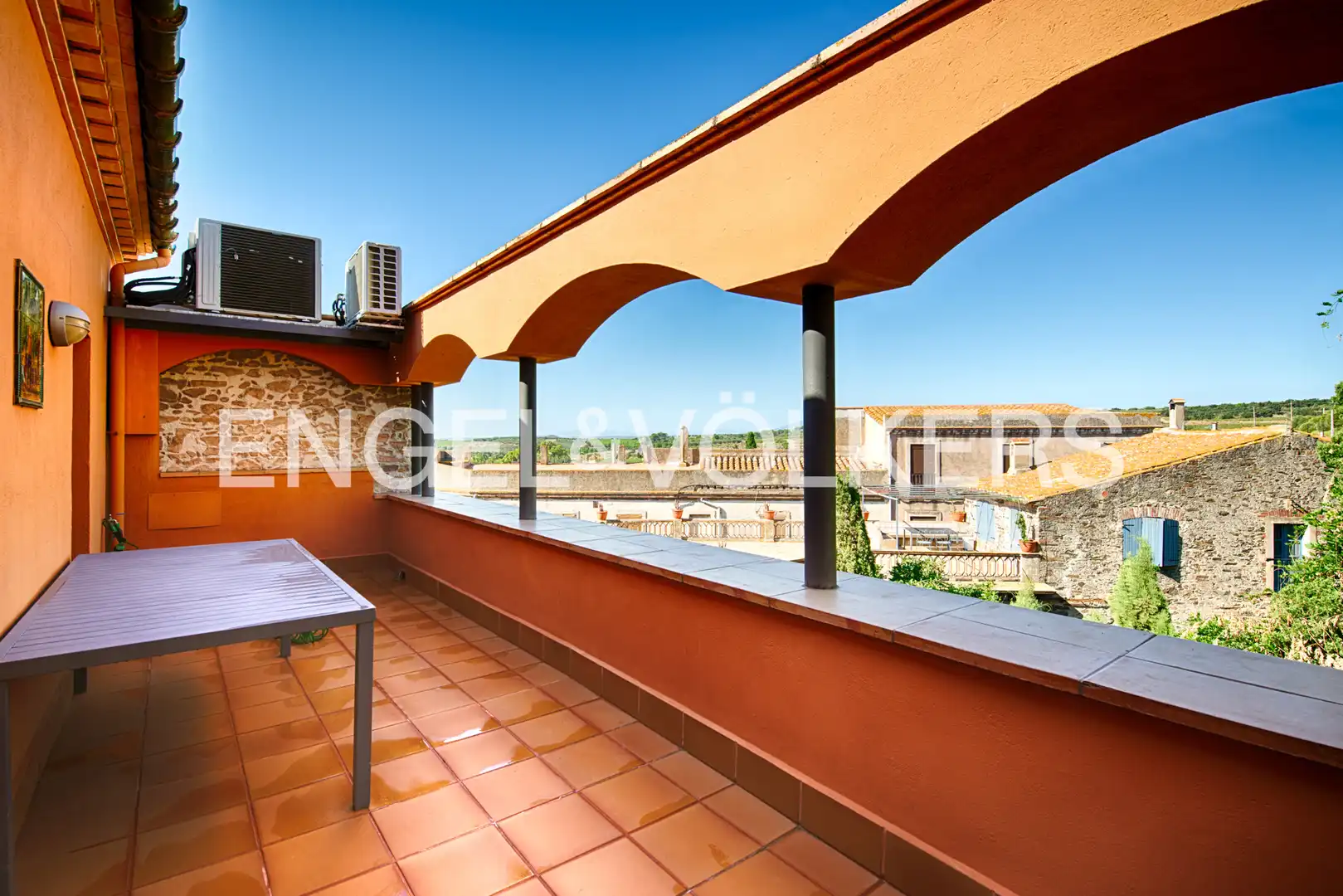 Terraza de Casa o chalet en venta en Espolla con Aire acondicionado, Jardín privado y Terraza