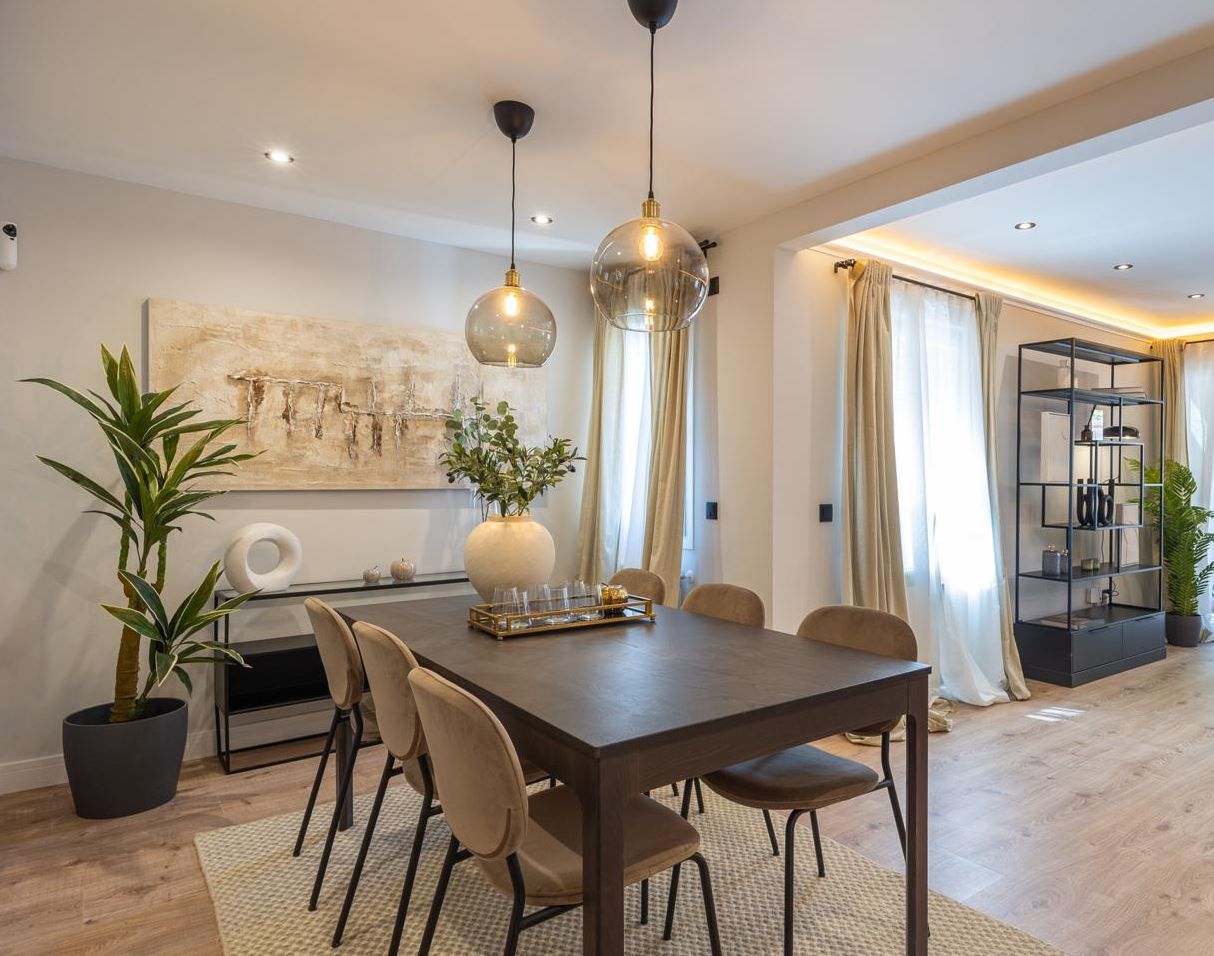 Dining room of Flat to rent in Bilbao   with Air Conditioner, Furnished and Pets allowed