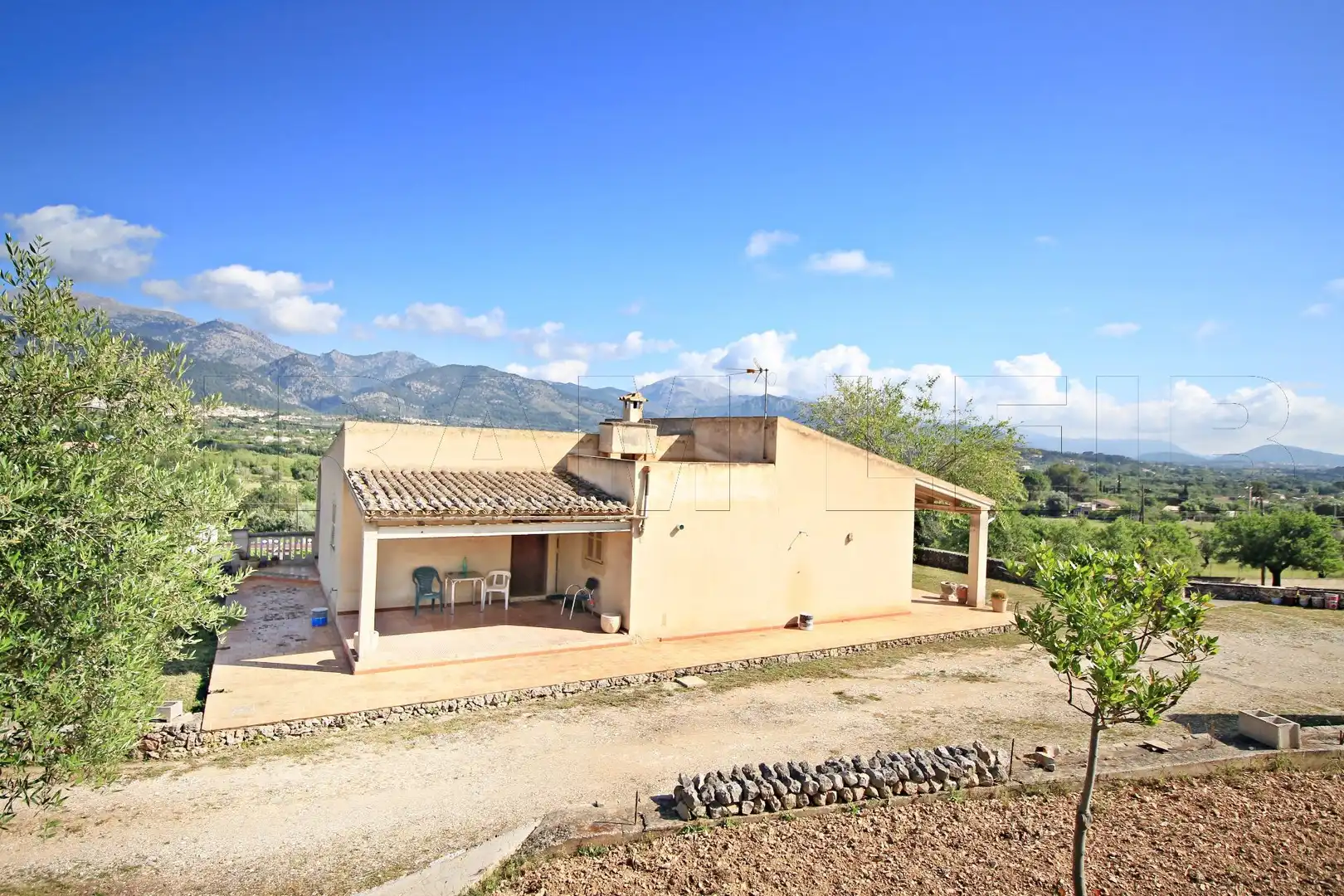 Vista exterior de Casa o chalet en venta en Selva con Terraza y Piscina