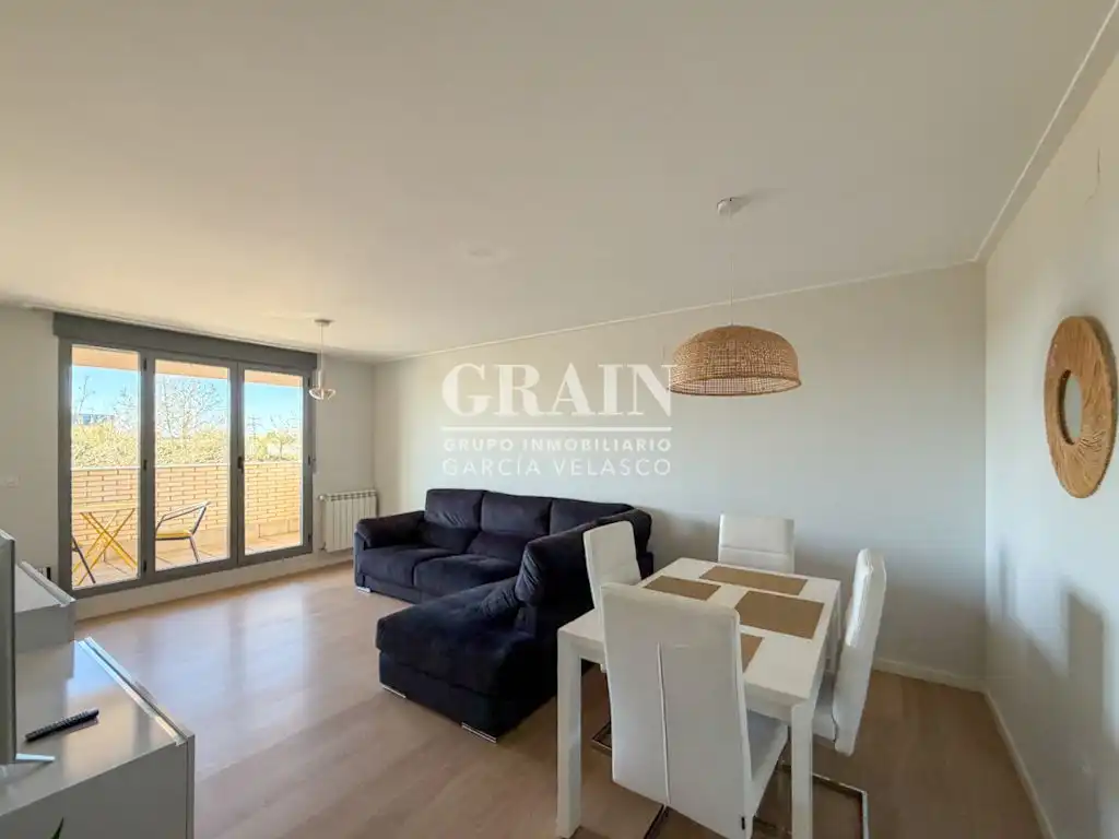 Living room of Flat for sale in  Albacete Capital  with Heating, Storage room and Swimming Pool