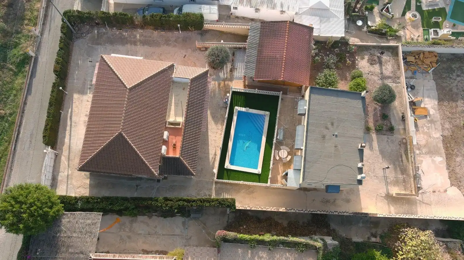 Piscina de Casa o xalet en venda en Albatera amb Aire condicionat, Calefacció i Jardí privat
