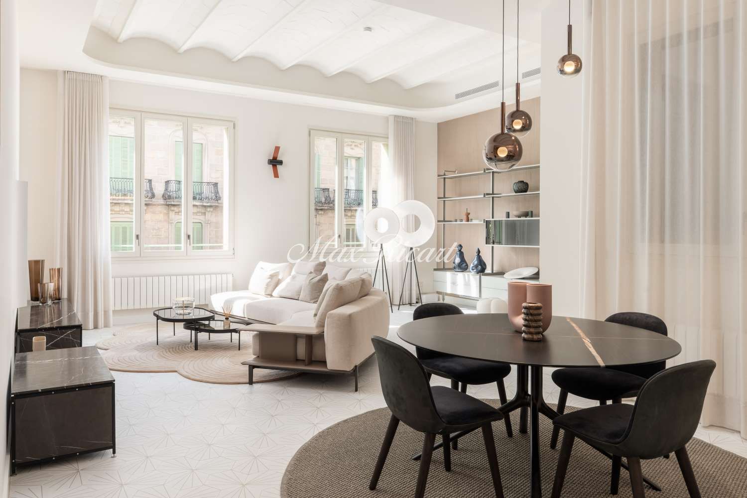 Living room of Flat for sale in  Barcelona Capital  with Air Conditioner, Heating and Swimming Pool
