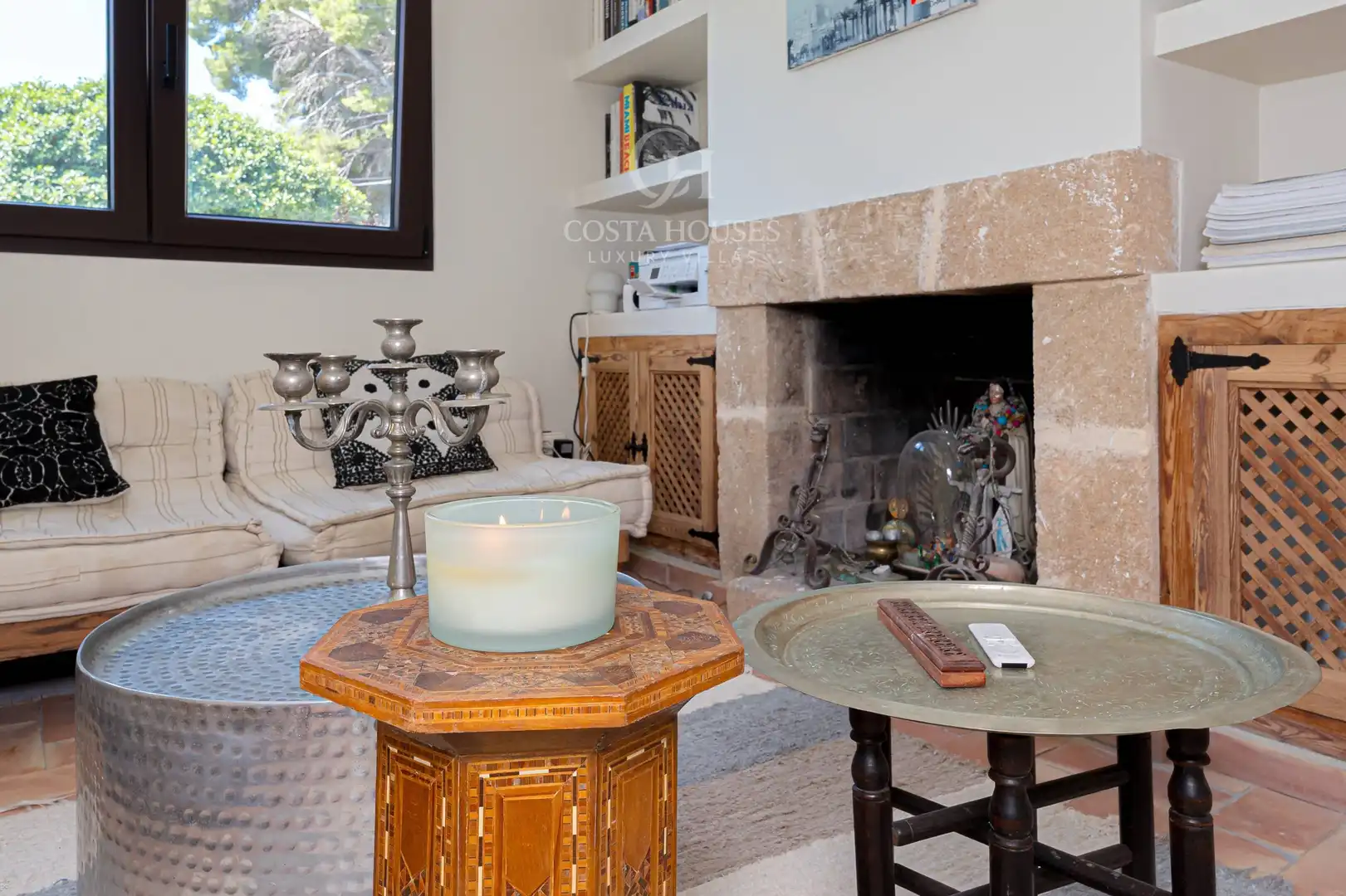 Living room of Houses for sale in Jávea / Xàbia  with Air Conditioner, Private garden and Terrace
