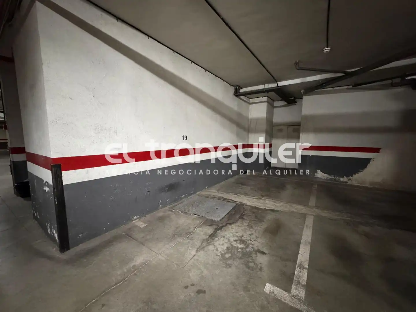 Parking of Flat for rent in San Sebastián de los Reyes  with Air Conditioner, Parquet flooring and Furnished