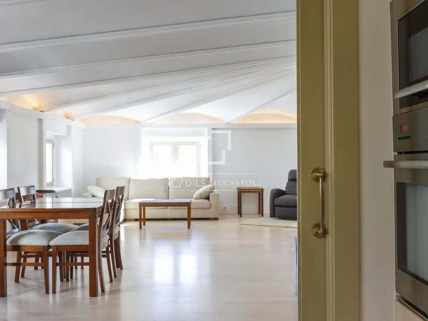 Sala de estar de Piso de alquiler en Valencia con Aire acondicionado, Calefacción y Parquet
