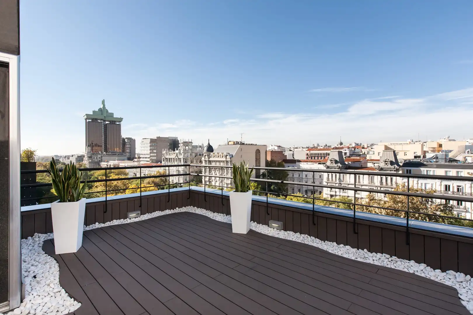 Terrace of Office for rent in Madrid  with Air Conditioner, Heating and Furnished