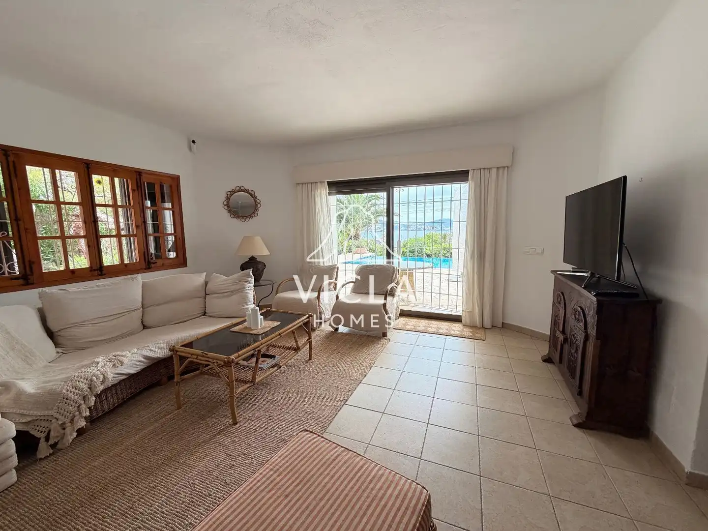 Vista exterior de Casa o xalet de lloguer en Sant Josep de sa Talaia amb Aire condicionat, Calefacció i Terrassa