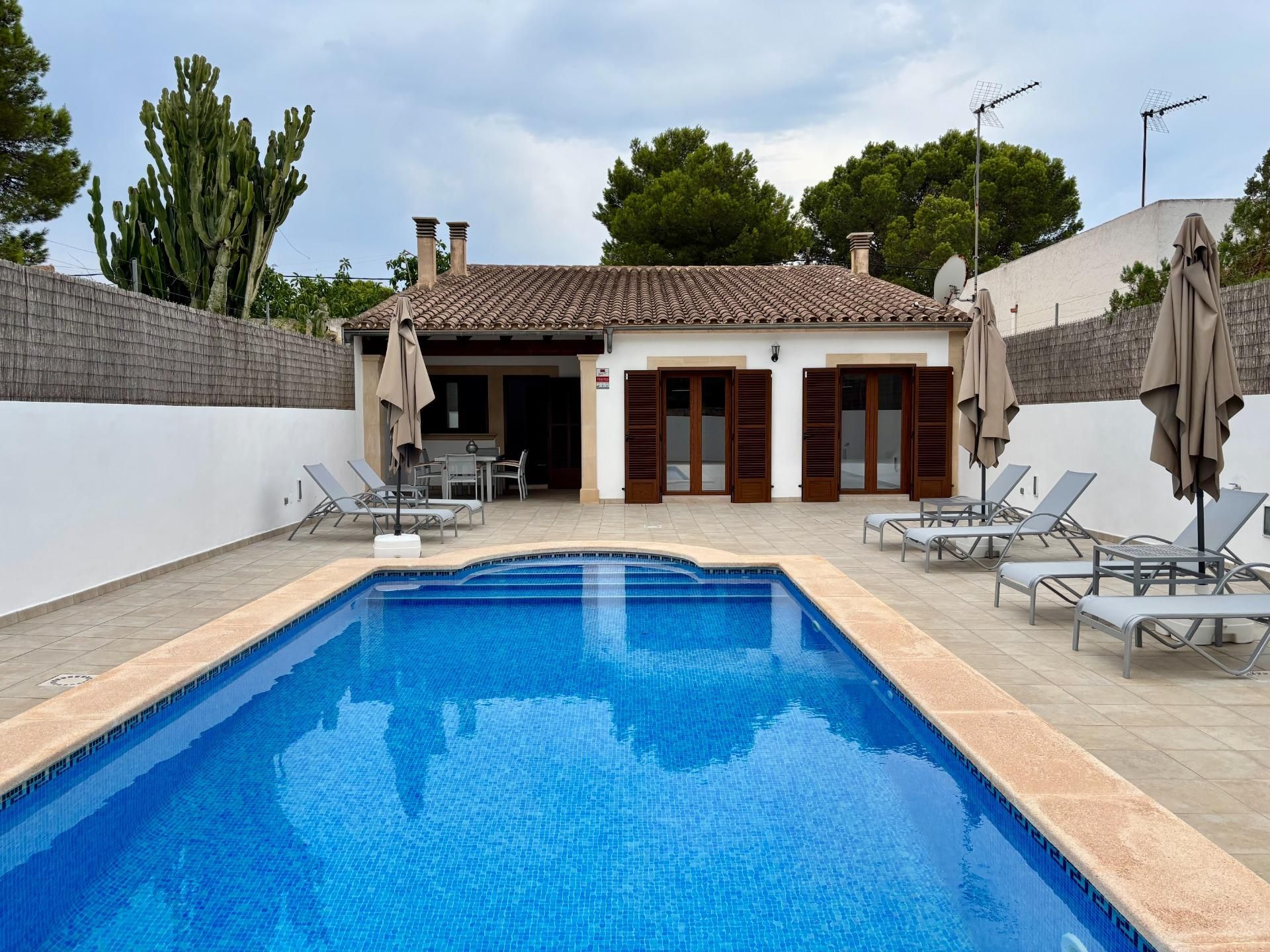 Swimming pool of Single-family semi-detached for sale in Llucmajor  with Terrace and Swimming Pool