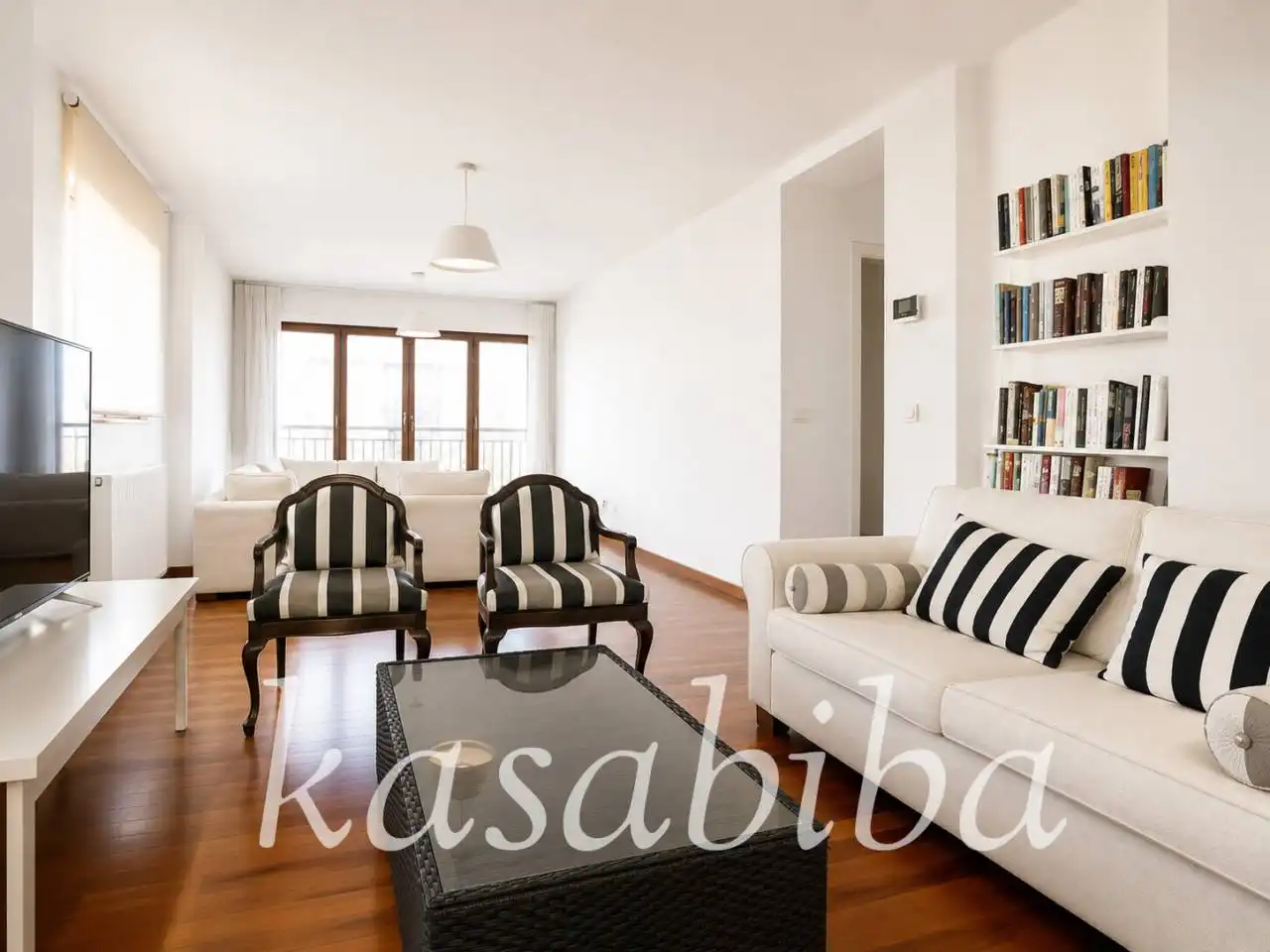 Wohnzimmer von Dachboden zum Verkauf in Valencia mit Klimaanlage, Heizung und Parkett