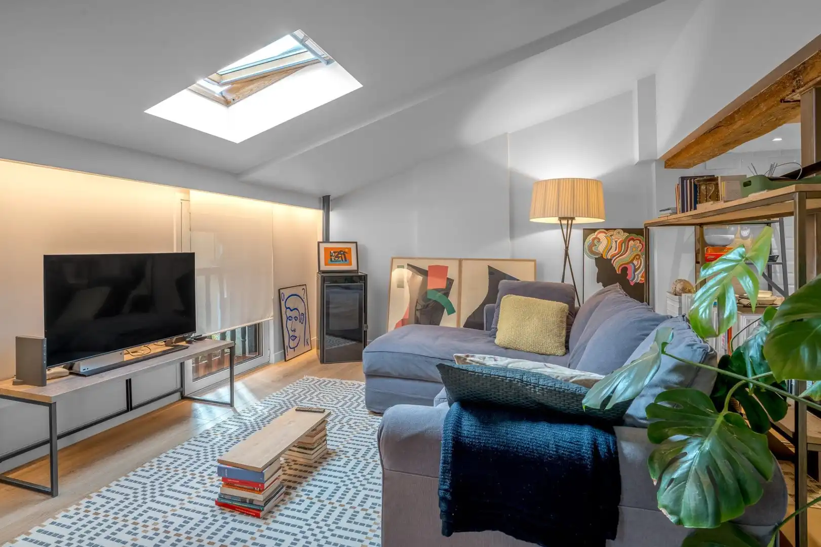 Wohnzimmer von Wohnung zur Miete in Tolosa mit Heizung und Möbliert