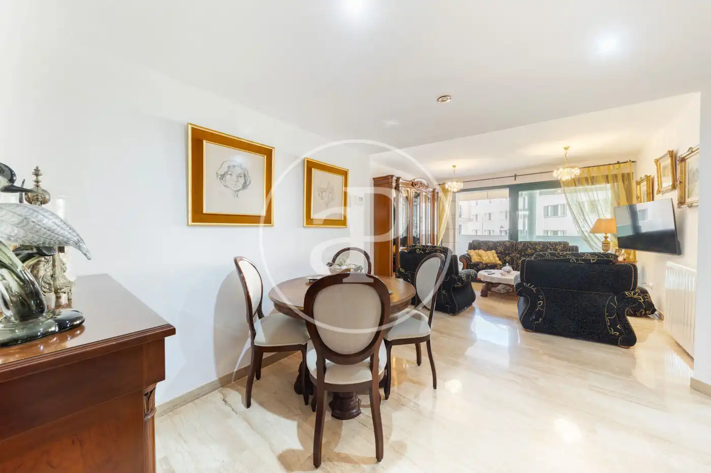 Esszimmer von Wohnung zum Verkauf in  Palma de Mallorca mit Klimaanlage, Heizung und Privatgarten