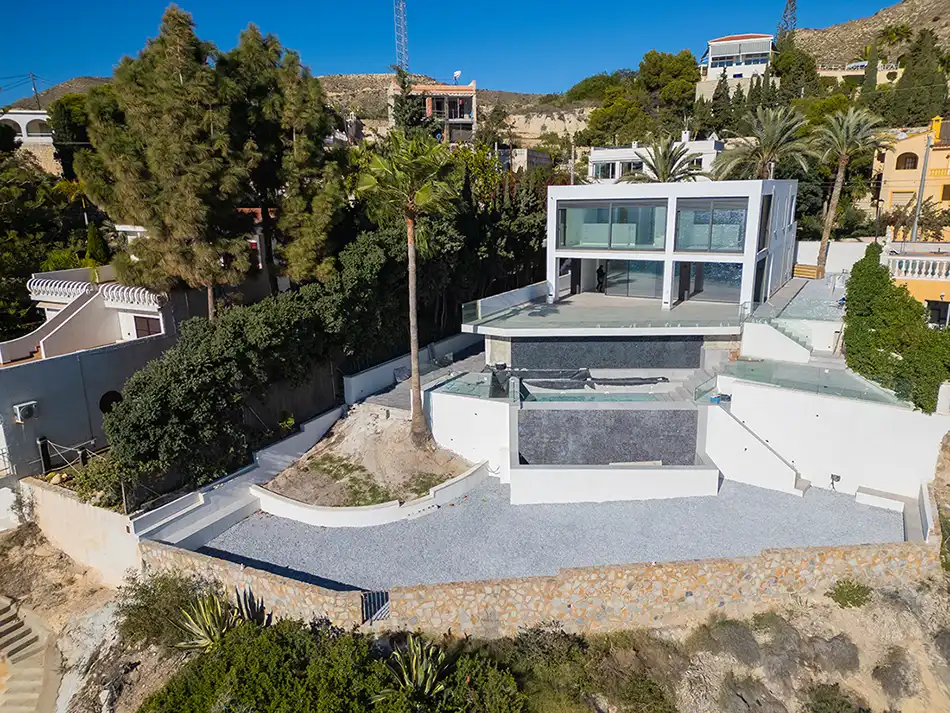Exterior view of Houses for sale in El Campello  with Air Conditioner, Heating and Private garden