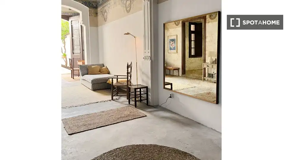 Sala d'estar de Pis de lloguer en Carcaixent amb Aire condicionat, Calefacció i Moblat