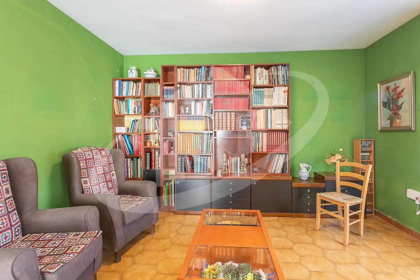 Wohnzimmer von Wohnung zum Verkauf in Sabadell mit Klimaanlage, Heizung und Balkon