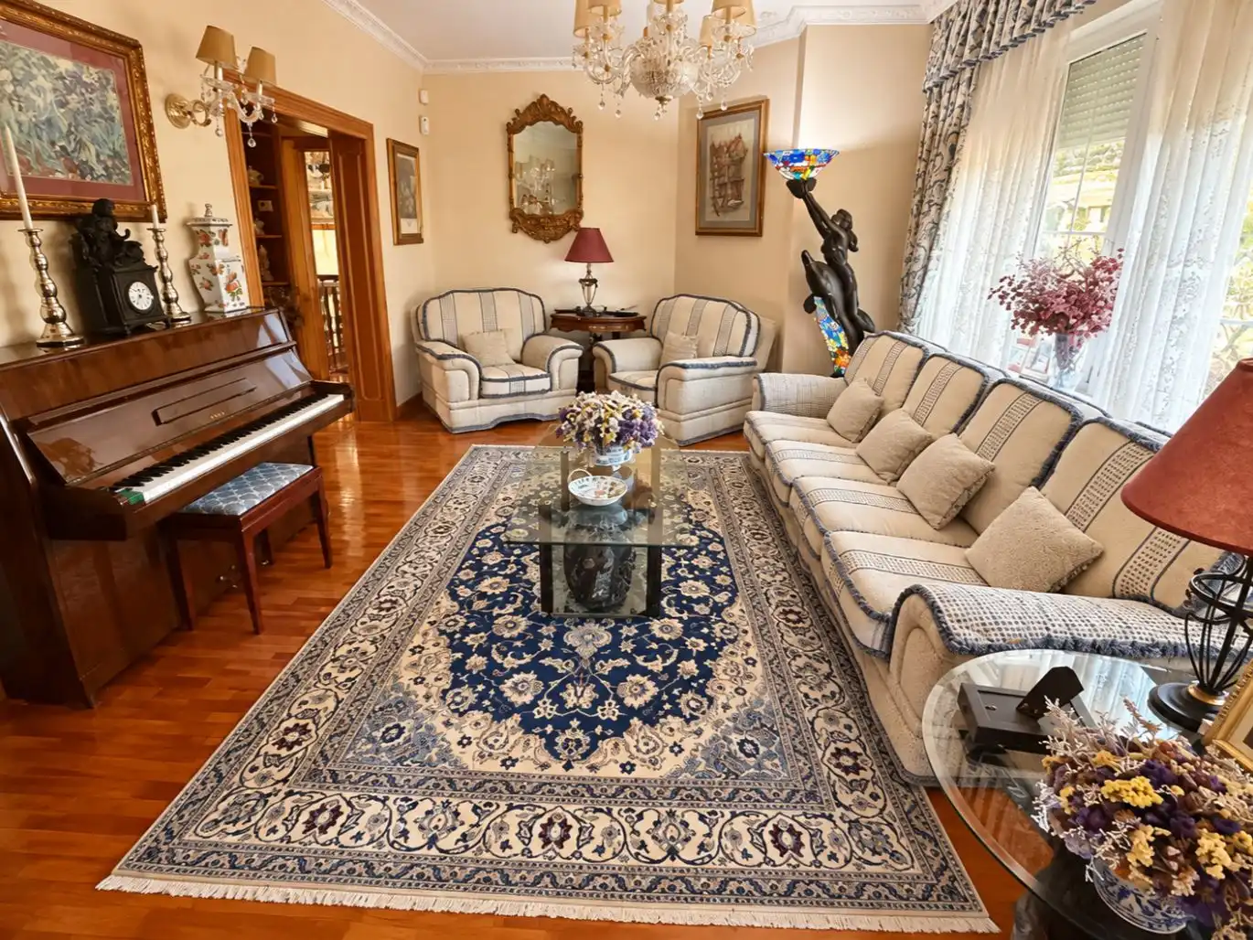Sala d'estar de Casa o xalet en venda en Piedras Blancas
