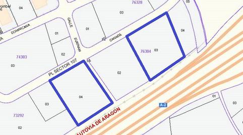 Foto 2 de Terreny industrial en venda a Calle de Canadá, 1086p, El Olivar, Madrid