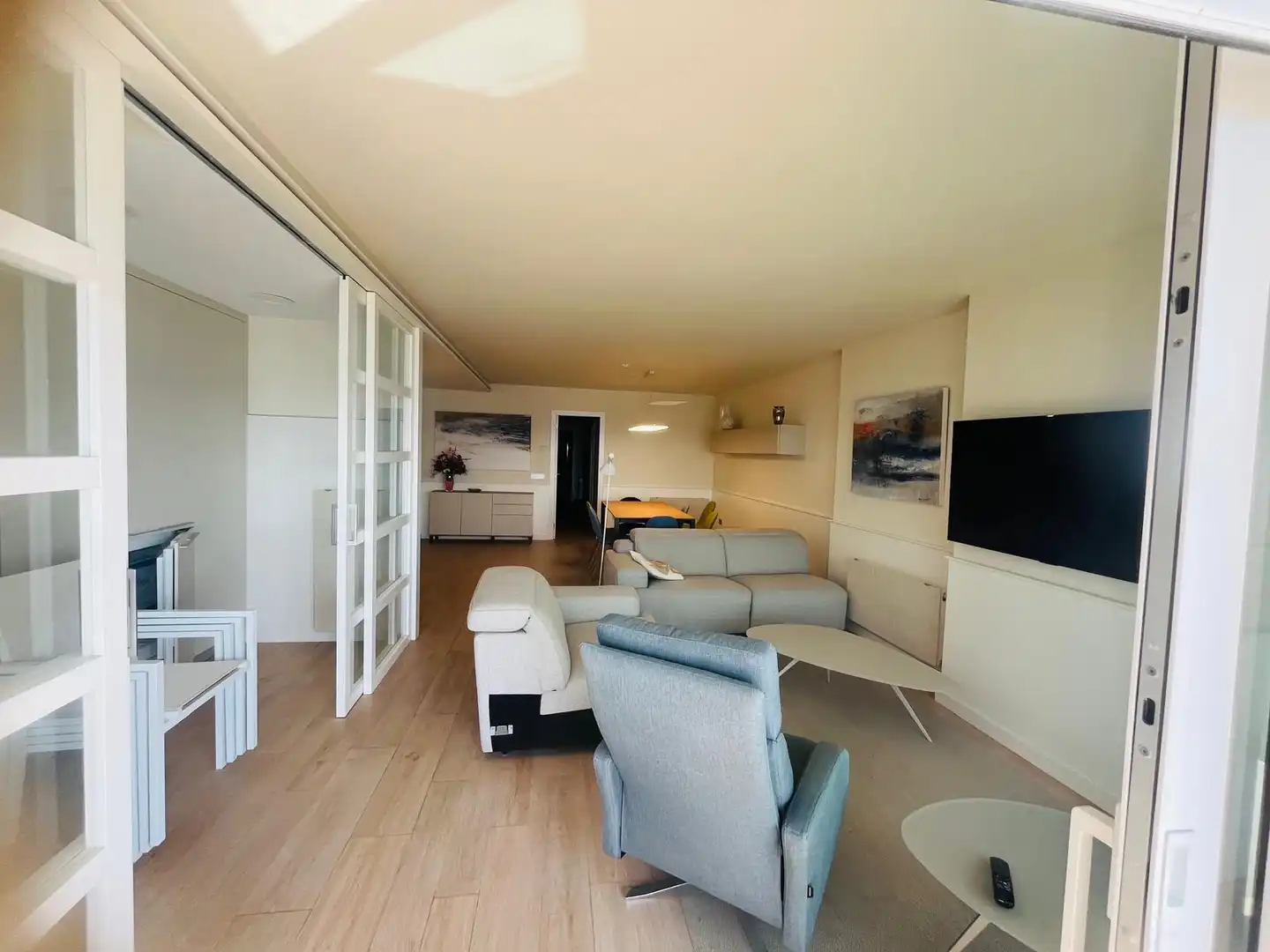 Sala de estar de Apartamento en venta en Palamós con Aire acondicionado, Calefacción y Terraza