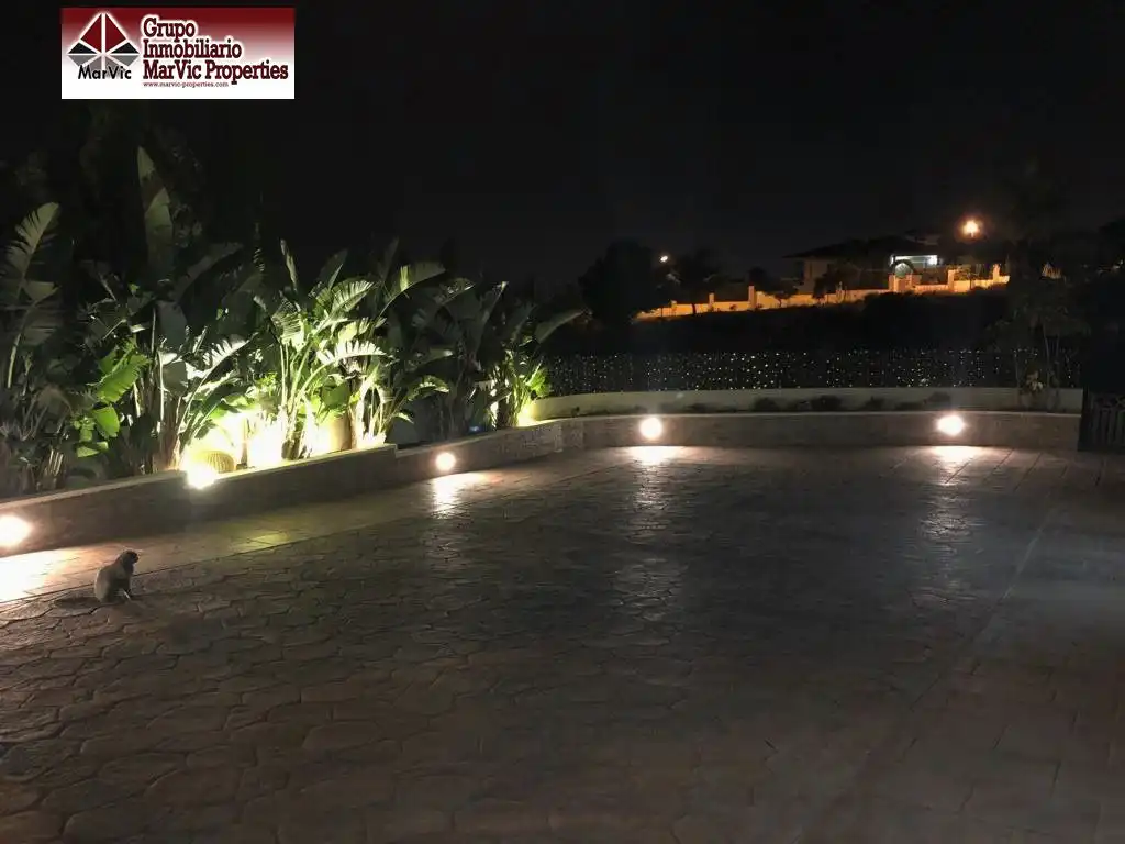 Terrassa de Casa o xalet en venda en La Nucia amb Aire condicionat, Calefacció i Jardí privat