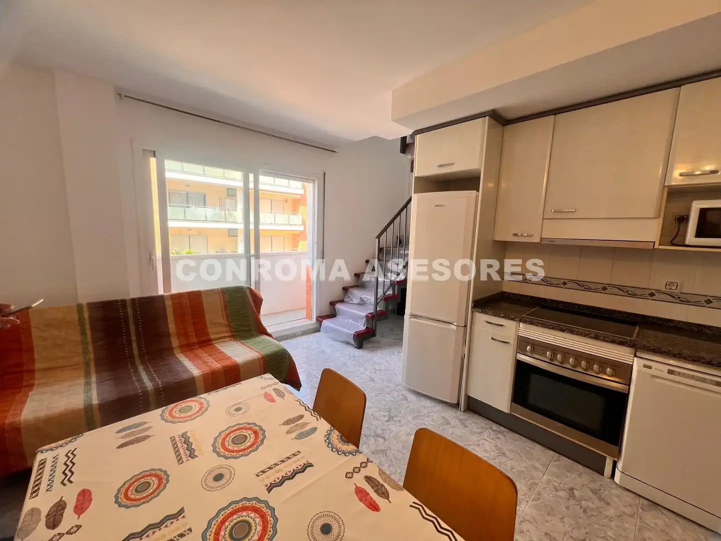 Außenansicht von Maisonette zum Verkauf in Lloret de Mar mit Klimaanlage, Heizung und Balkon