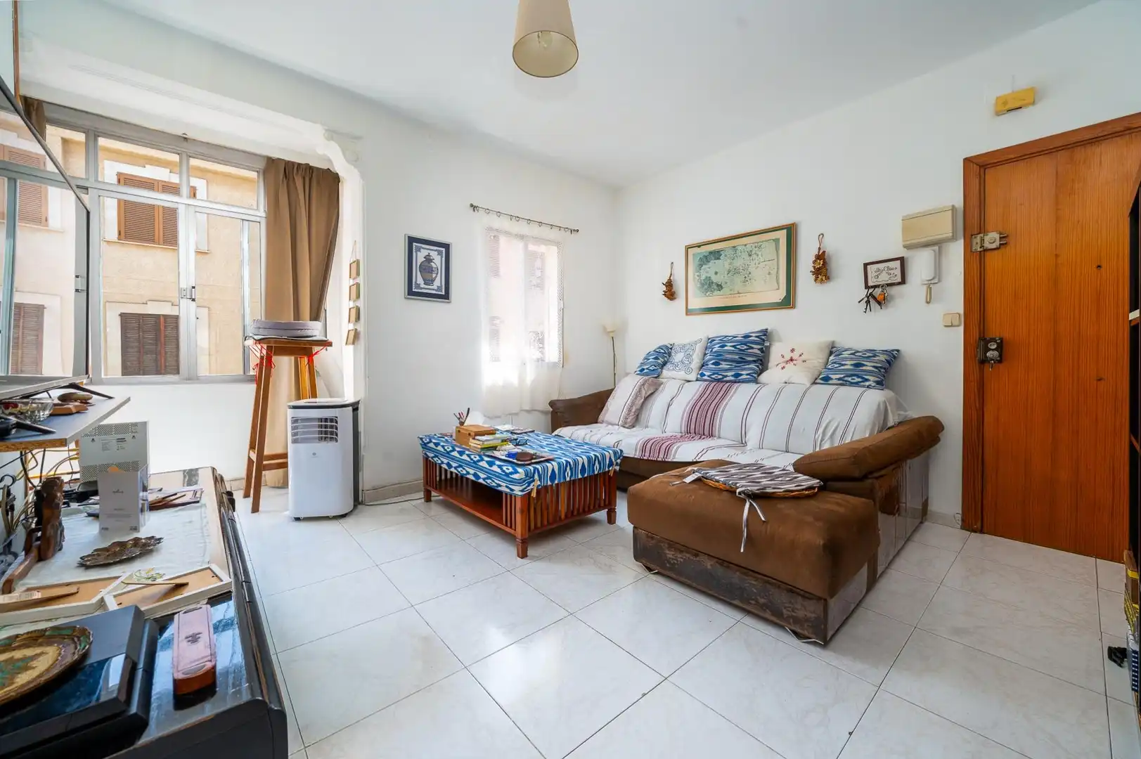 Sala de estar de Piso en venta en  Palma de Mallorca con Terraza