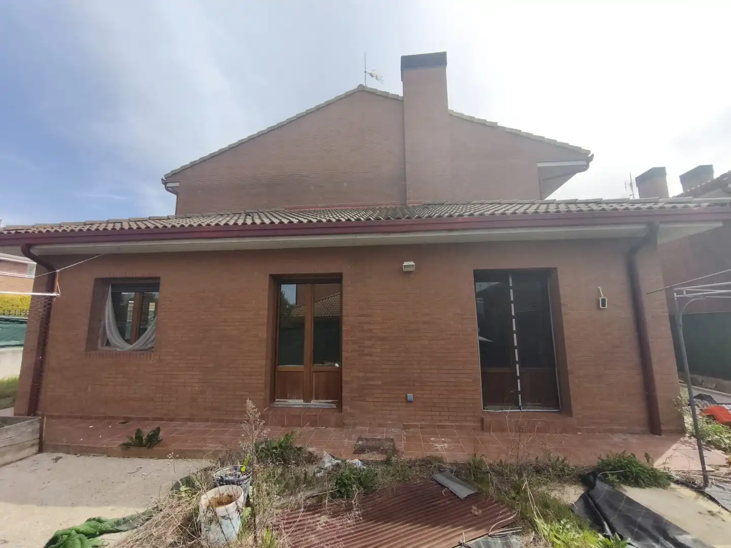 Vista exterior de Casa o xalet en venda en Orkoien amb Jardí privat