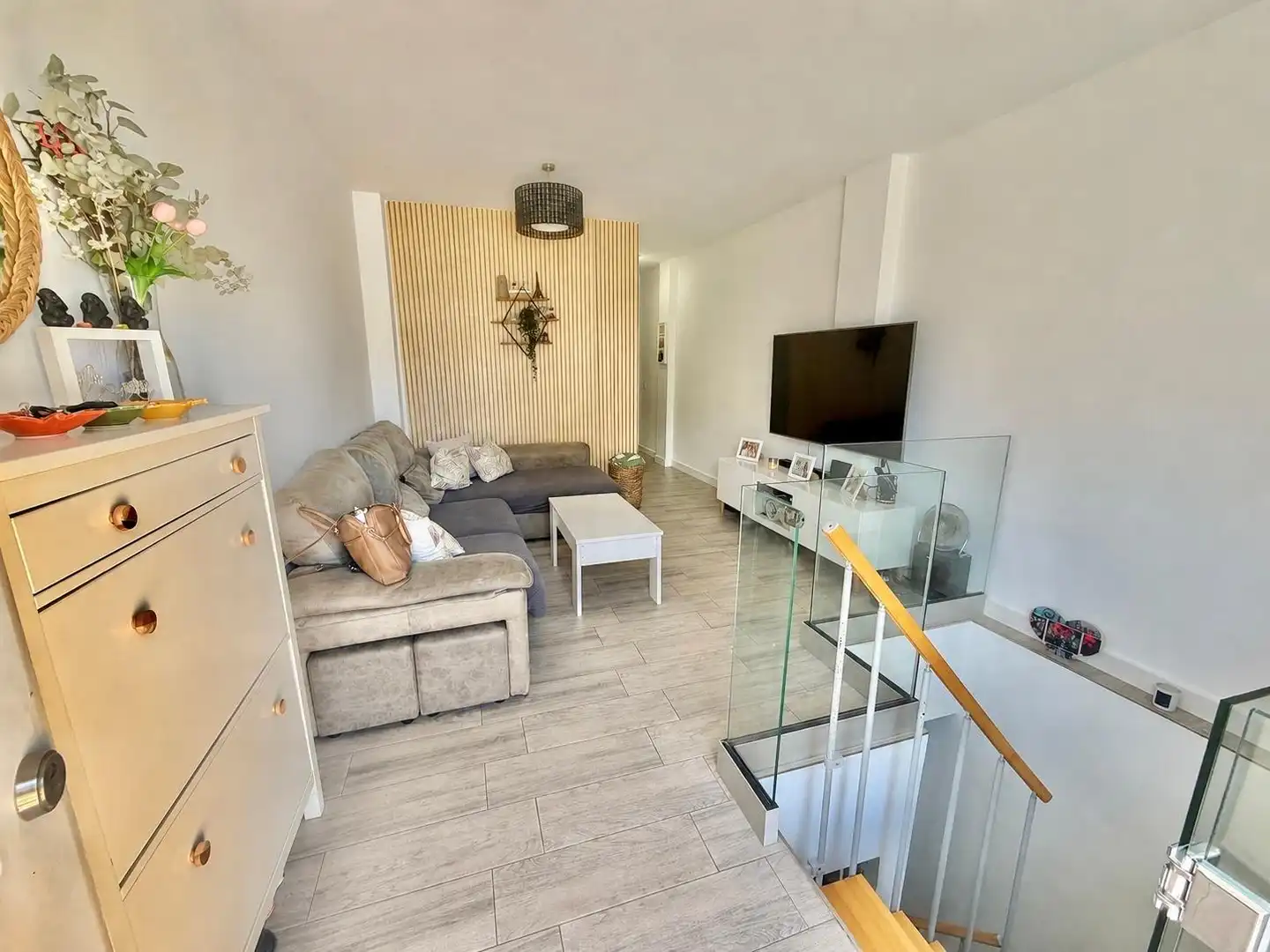 Sala de estar de Piso en venta en Málaga