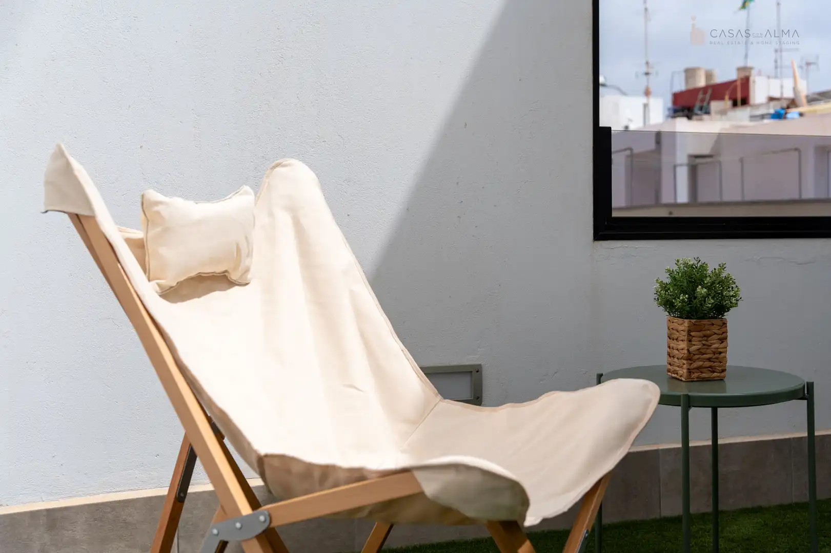 Terrasse von Einfamilien-Reihenhaus zum Verkauf in Las Palmas de Gran Canaria mit Klimaanlage, Terrasse und Abstellraum
