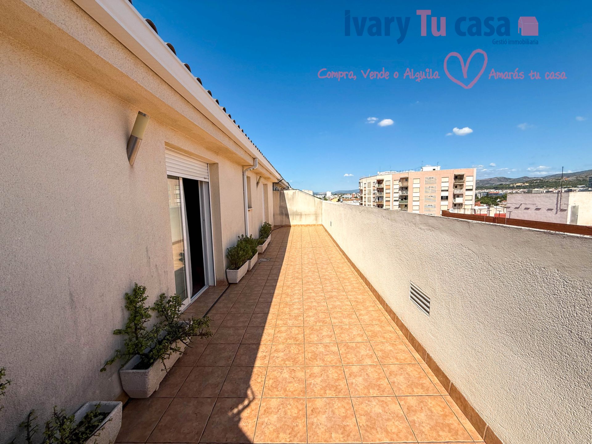Terrace of Duplex for sale in Castellón de la Plana / Castelló de la Plana  with Air Conditioner, Terrace and Storage room