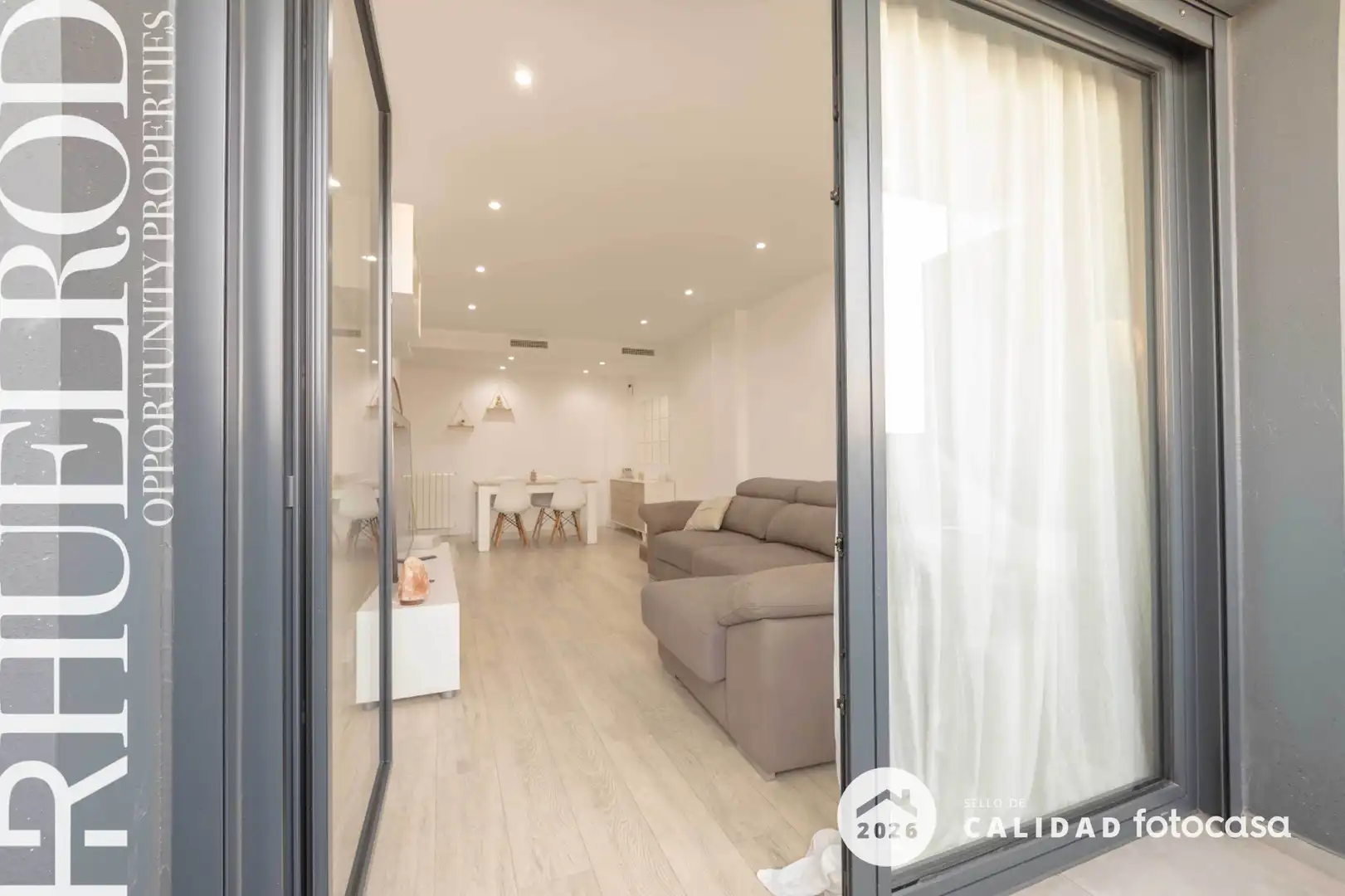 Sala d'estar de Pis en venda en Badalona amb Calefacció, Parquet i Traster