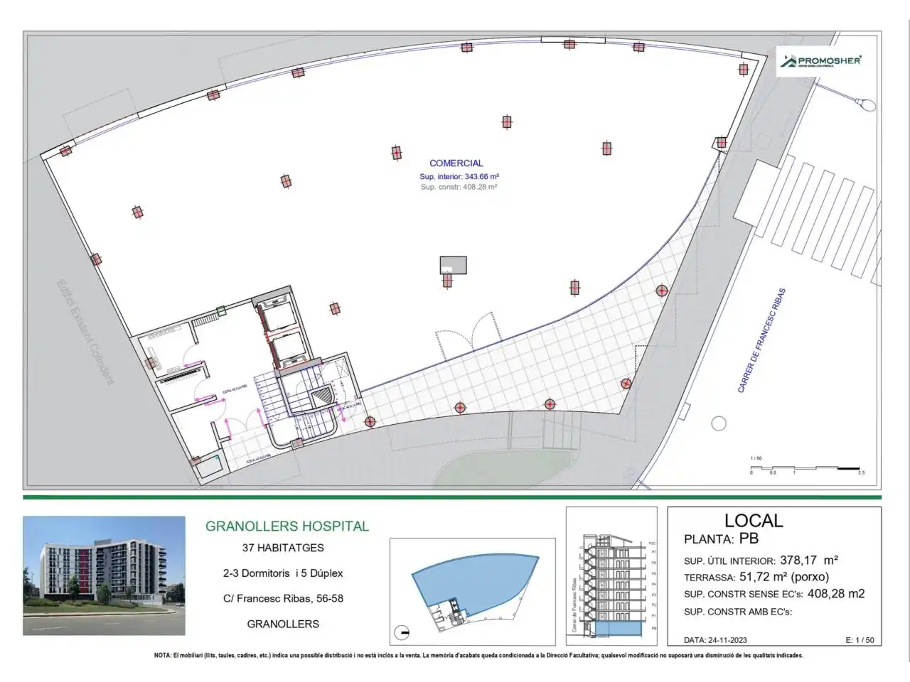 Local comercial de lloguer a Avenida Francesc Ribas 56, imagen 13