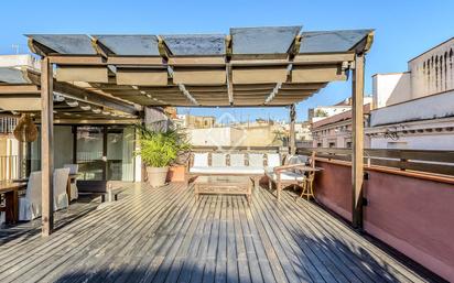 Terrace of Attic for sale in  Barcelona Capital  with Air Conditioner, Heating and Parquet flooring