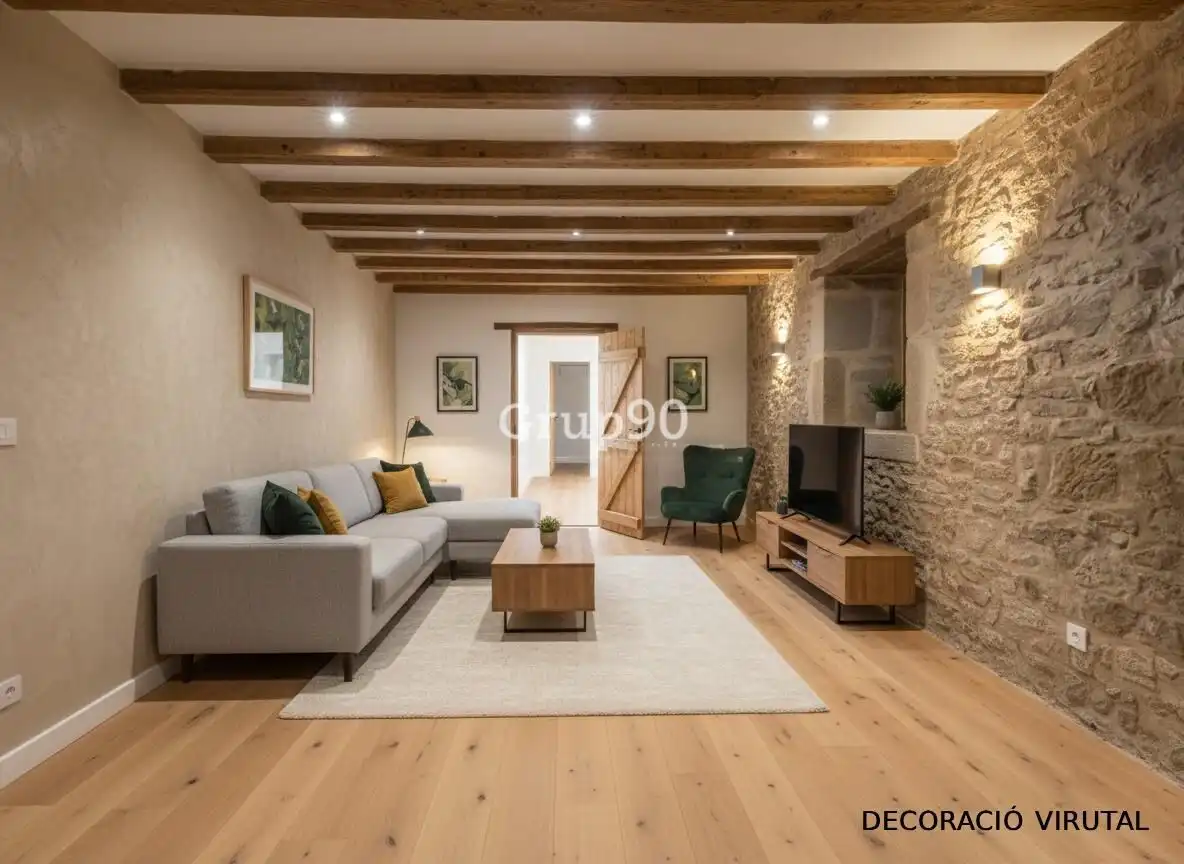 Sala d'estar de Casa o xalet en venda en Sunyer amb Calefacció, Terrassa i Traster