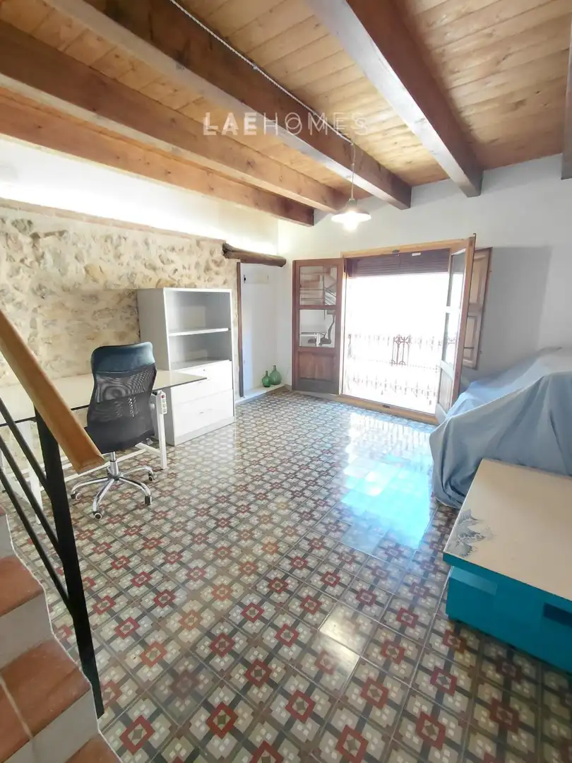 Sala d'estar de Casa o xalet de lloguer en Borriol amb Moblat i Balcó