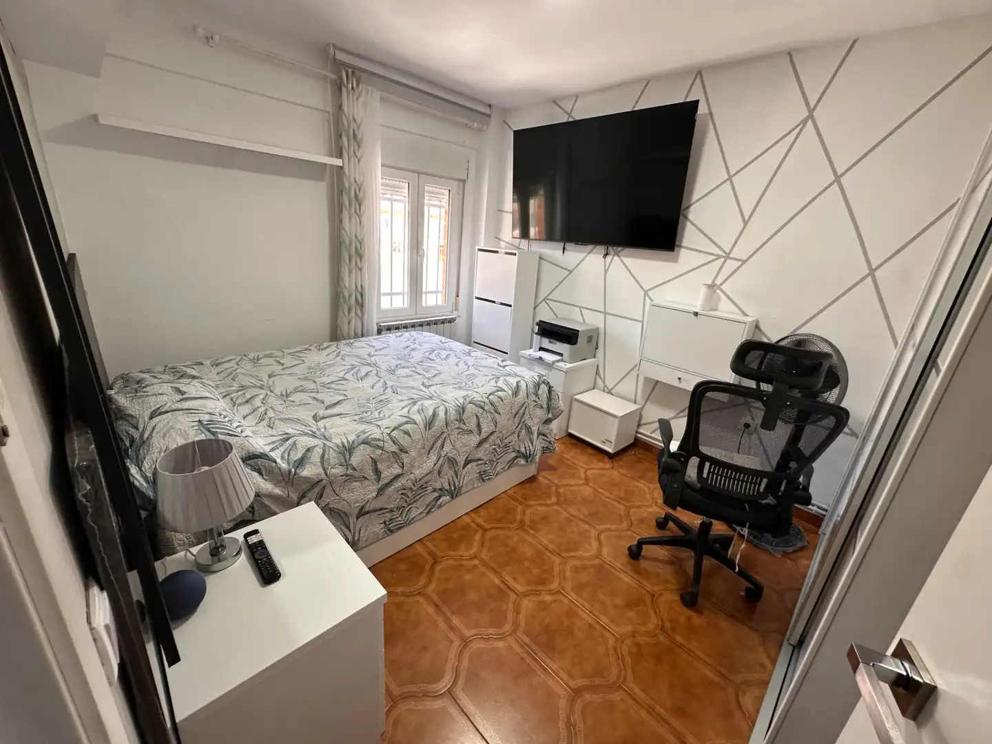 Schlafzimmer von Wohnung zur Miete in Cuenca mit Heizung, Terrasse und Möbliert