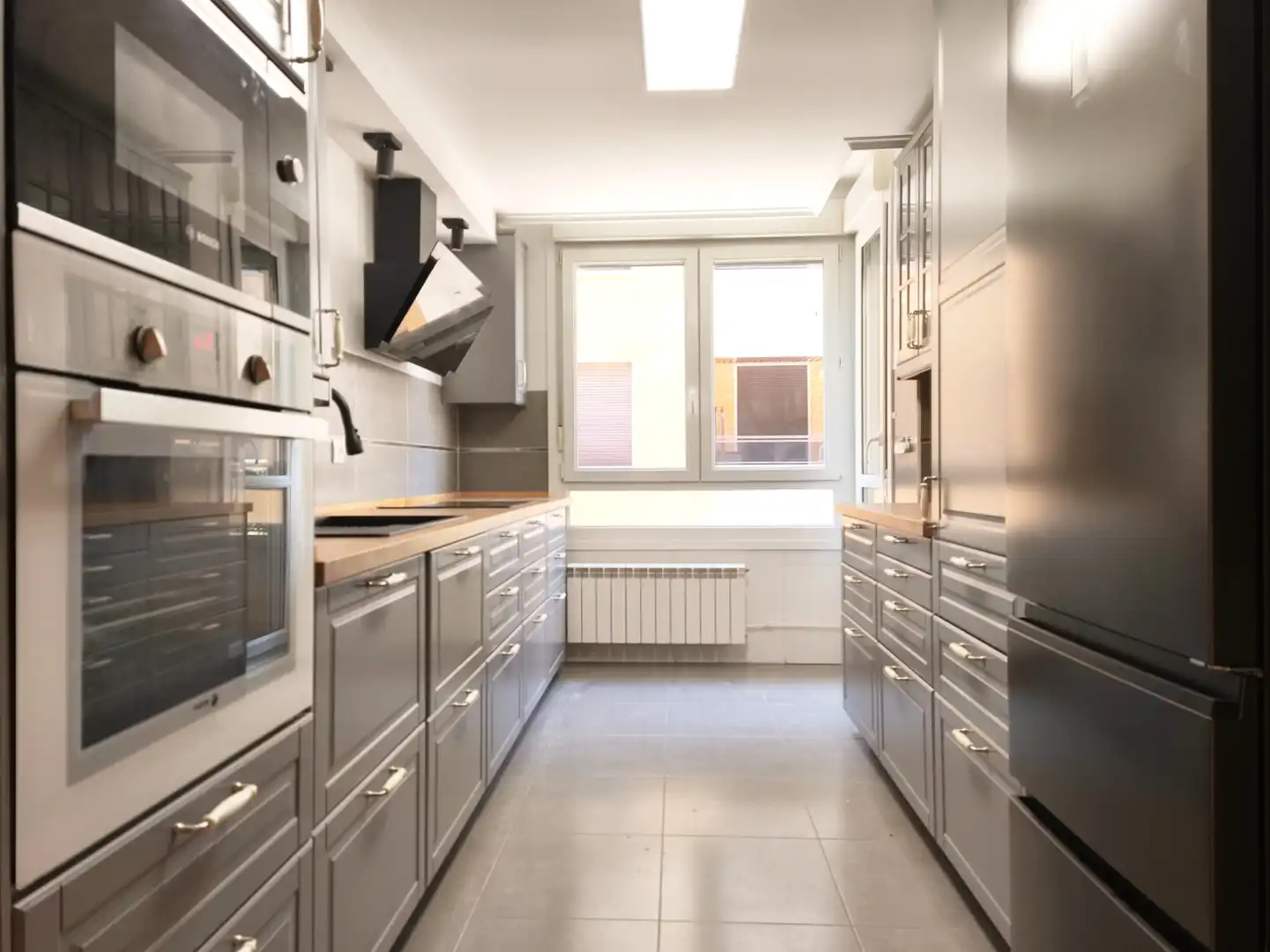 Kitchen of Flat for sale in Entrena  with Air Conditioner, Heating and Parquet flooring