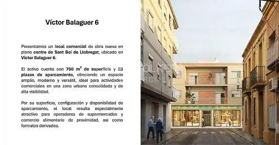 Vista exterior de Local de alquiler en Sant Boi de Llobregat