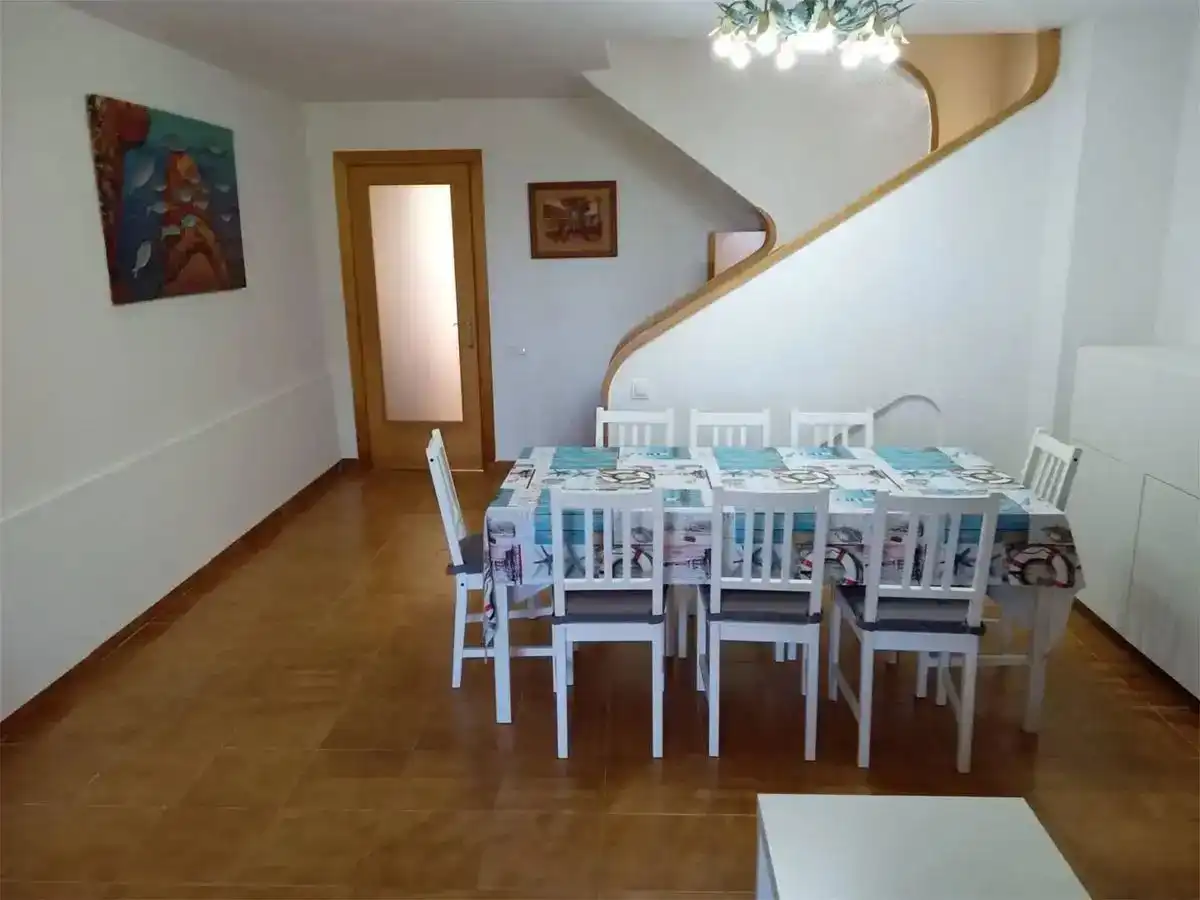 Dining room of Flat for rent in Tarragona  with Air Conditioner, Private garden and Swimming Pool