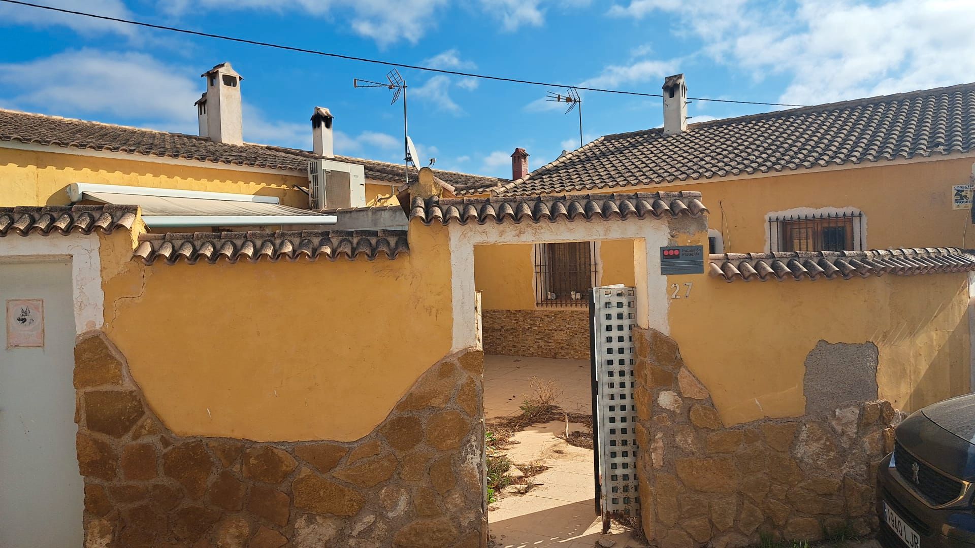 Vista exterior de Casa o chalet en venta en Cartagena con Jardín privado