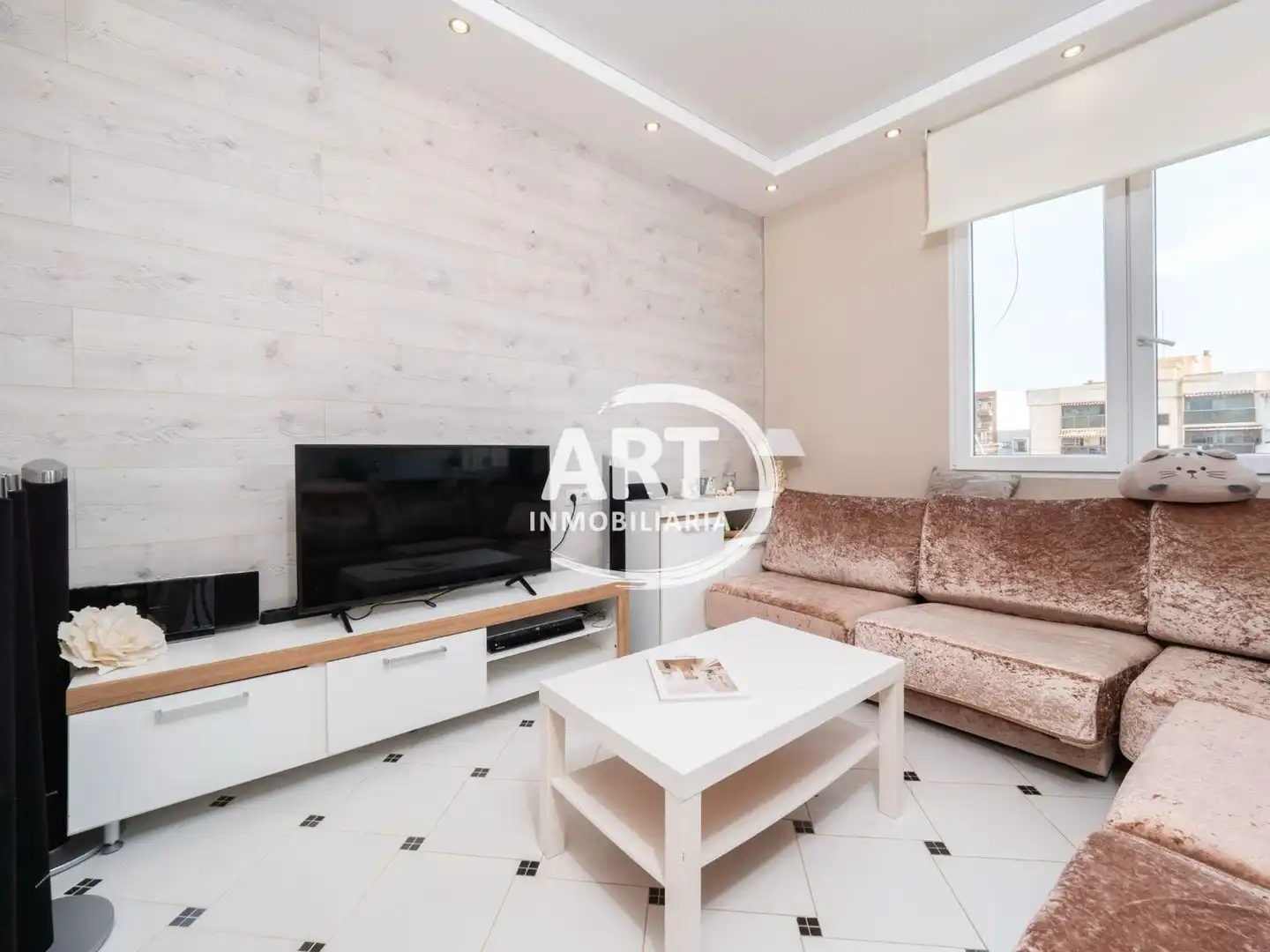 Wohnzimmer von Wohnung zum Verkauf in Valencia mit Klimaanlage und Möbliert