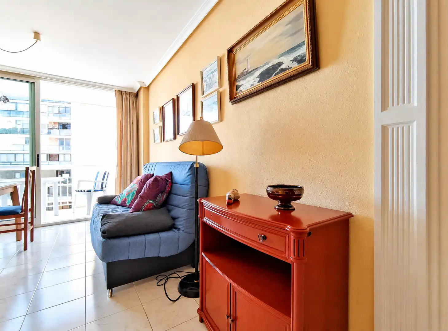 Wohnzimmer von Wohnung zur Miete in Alicante / Alacant mit Möbliert