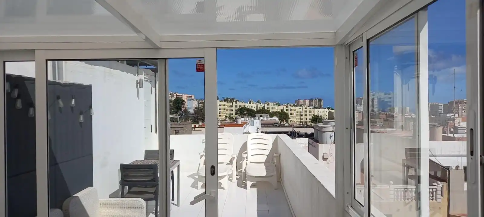 Terraza de Piso de alquiler en Las Palmas de Gran Canaria con Terraza y Amueblado