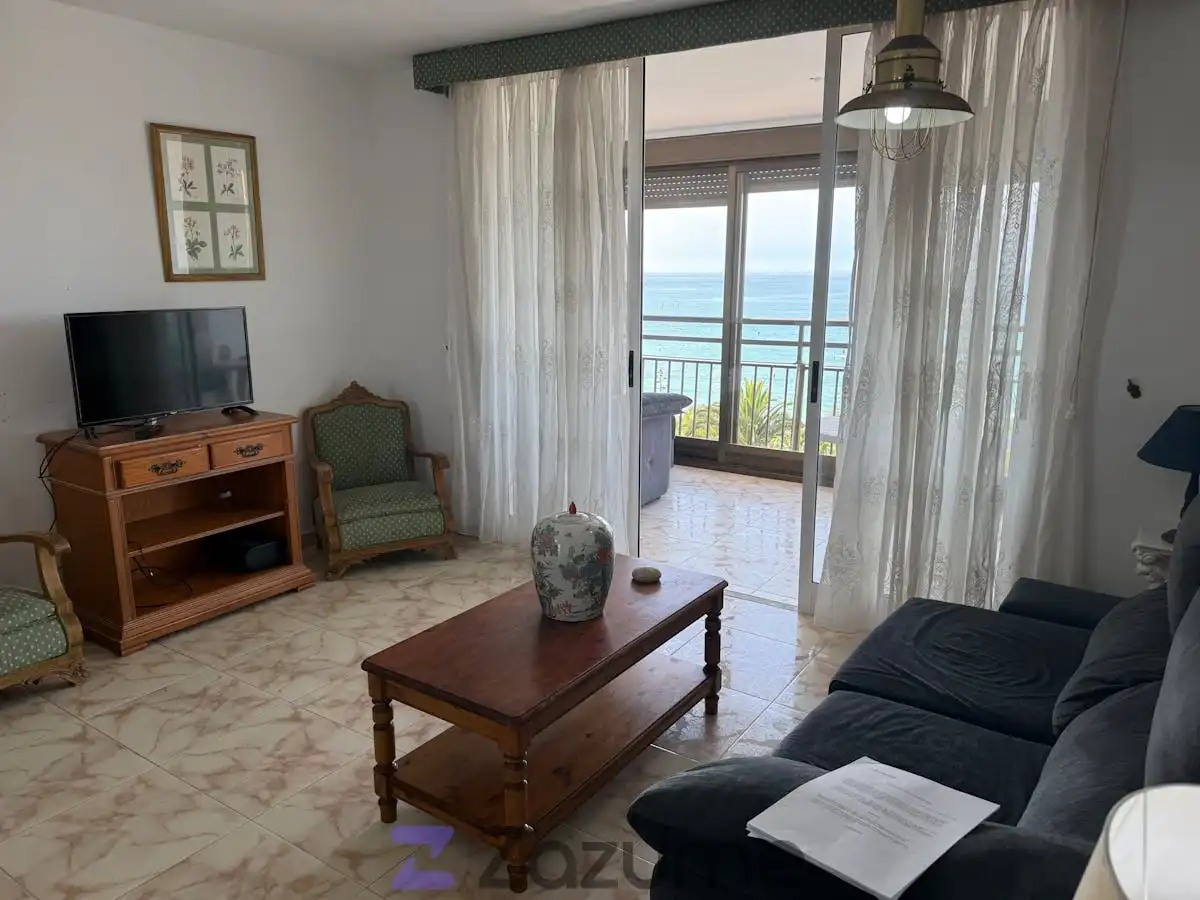 Wohnzimmer von Wohnung zur Miete in Alicante / Alacant mit Klimaanlage, Terrasse und Möbliert