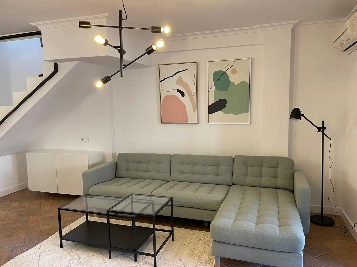 Sala de estar de Casa o chalet de alquiler en Algeciras con Aire acondicionado