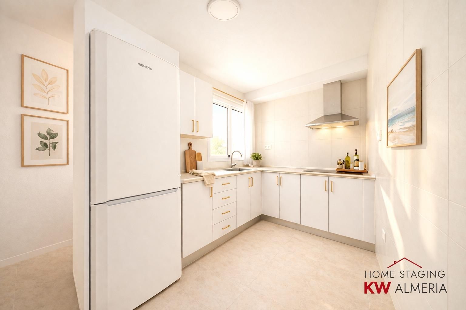 Kitchen of Flat for sale in  Almería Capital  with Air Conditioner