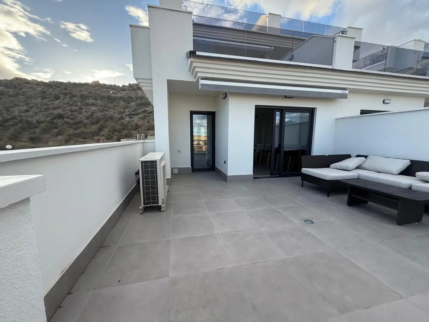 Terrasse von Wohnungen zum Verkauf in Mutxamel mit Klimaanlage, Terrasse und Gemeinschaftspool